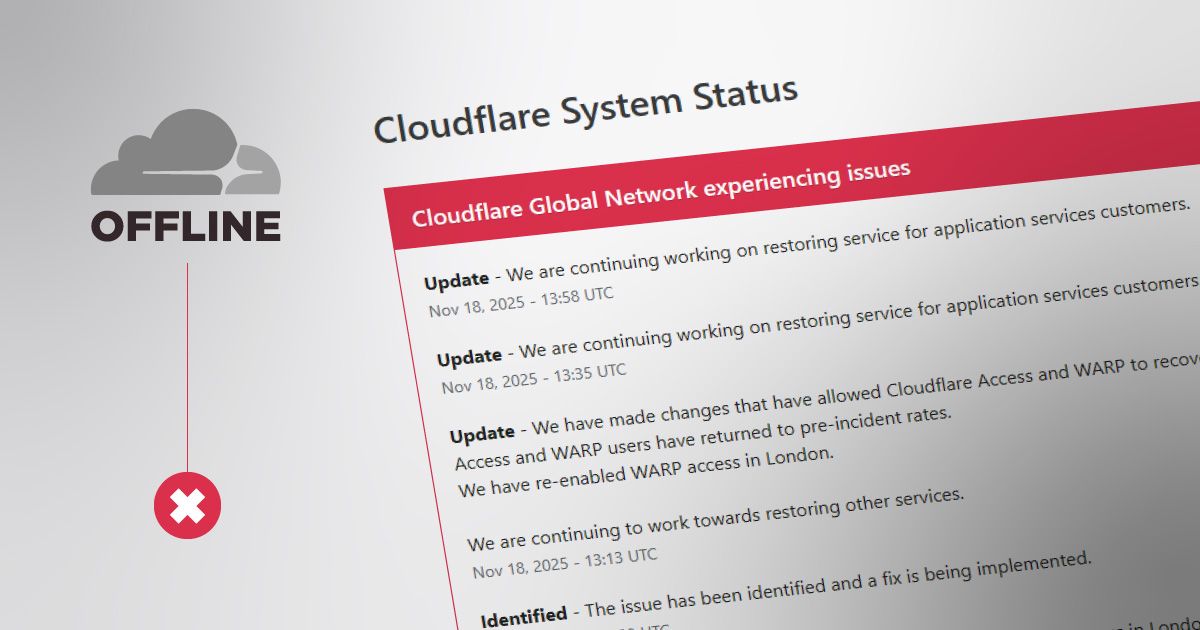 Cloudflare network issues